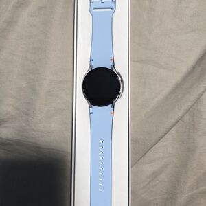 Smartwatch with Light Blue Band